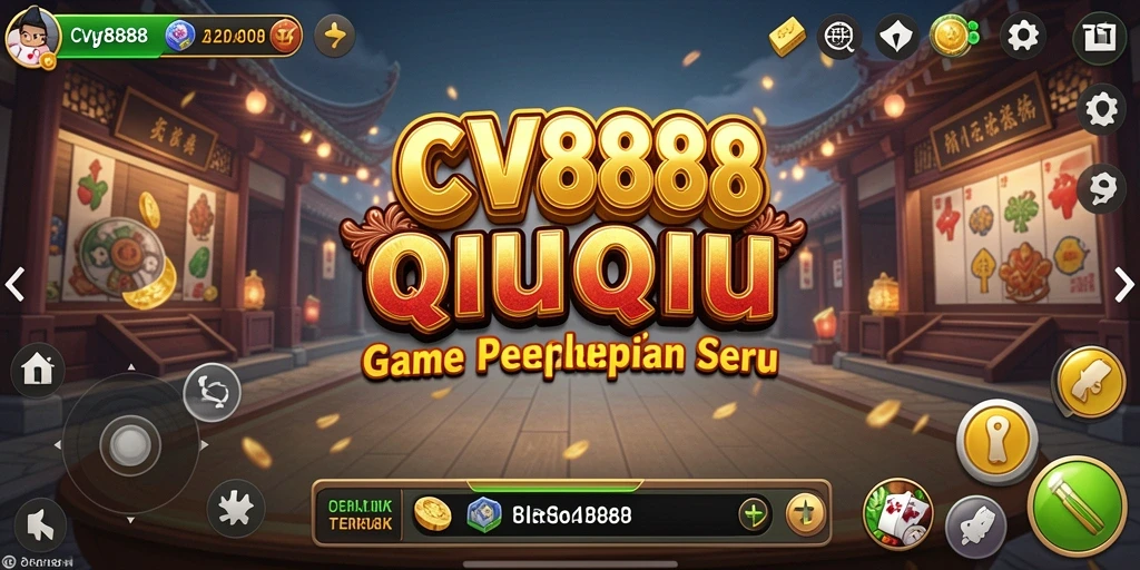 Tampilan gameplay QiuQiu yang menegangkan dan seru.