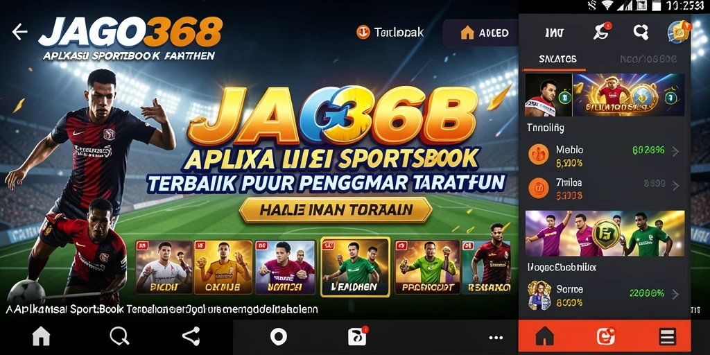 Tangkapan layar JAGO368 menampilkan antarmuka taruhan yang menarik.