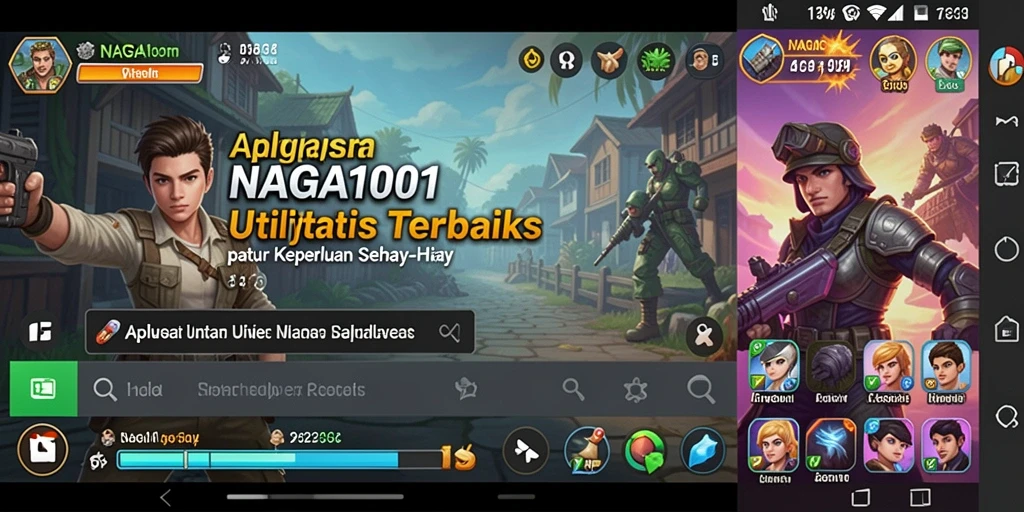 Tampilan aplikasi NAGA1001 yang memudahkan pengguna dalam mengelola tugas.