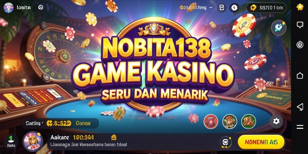 Tampilan menarik dari gameplay NOBITA138 dalam dunia Kasino.