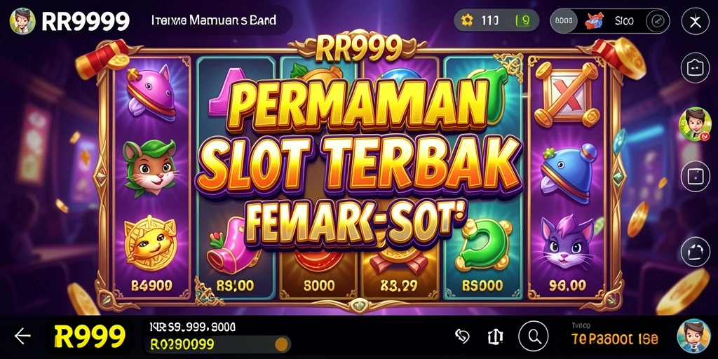Tangkapan layar gameplay <strong>RR999</strong> menampilkan grafis slot yang menarik dan fitur bonus yang seru.