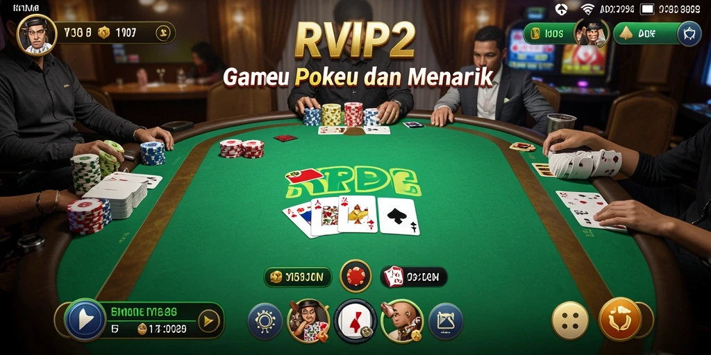 Tampilan gameplay seru dari RVIP2 dengan banyak pemain dan aksi menarik.