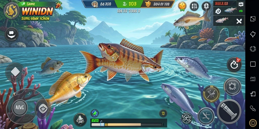 Screenshot gameplay WINIDN yang seru saat bermain Tembak Ikan.