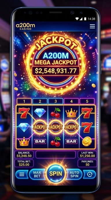 Antarmuka pengguna a200m yang sederhana dan intuitif.